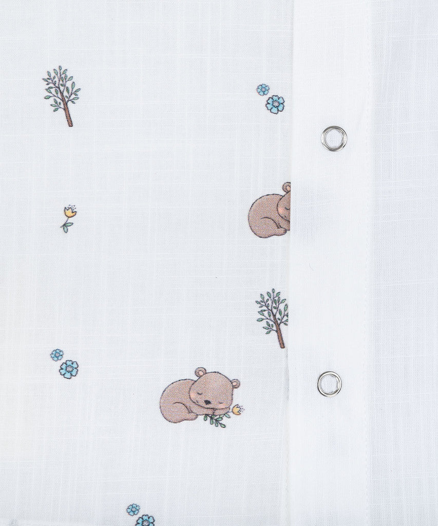 Cotton Jablas Half Print - Koala